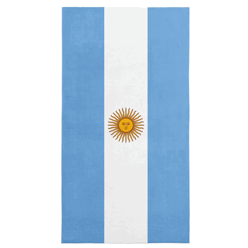 Argentina Flag Beach Towel 30x60 inches