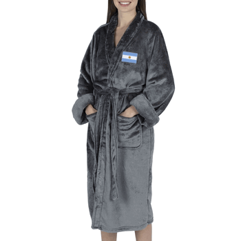 Argentina Flag Silk Touch Robe Small/Medium