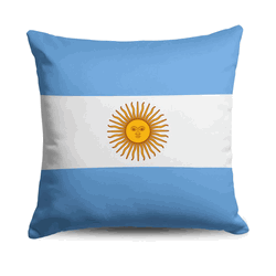 Argentina Flag Throw Pillow 18x18 inches