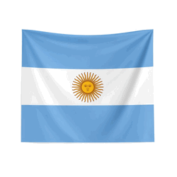 Argentina Flag Wall Hanging 34x40 inches