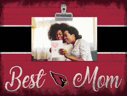 Arizona Cardinals 10" x 8" Best Mom with Stripe Clip Frame