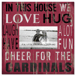 Arizona Cardinals 10x10 In This House Frame