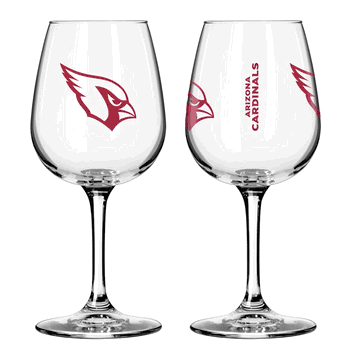 Arizona Cardinals 12oz Gameday Stemmed Wine Glass