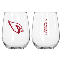 Arizona Cardinals 16oz Gameday Curved Beverage Glass