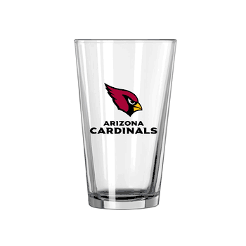 Arizona Cardinals 16oz Logo Pint Glass