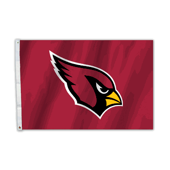 Arizona Cardinals 2 Ft. X 3 Ft. Flag W/Grommetts