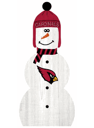 Arizona Cardinals 31" Snowman Leaner