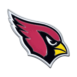 Arizona Cardinals 3D Color Metal Emblem