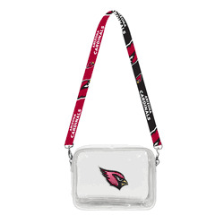 Arizona Cardinals 3D Logo Clear Fanny Fan Purse