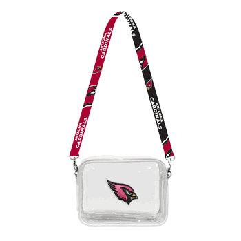 Arizona Cardinals 3D Logo Clear Fanny Fan Purse