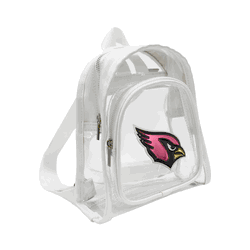 Arizona Cardinals 3D Logo Clear Mini Backpack