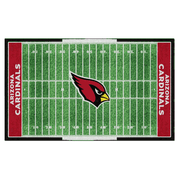 Arizona Cardinals 6 ft. x 10 ft. Plush Area Rug