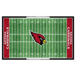 Arizona Cardinals 6 ft. x 10 ft. Plush Area Rug