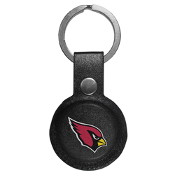 Arizona Cardinals AirTag Compatible Leather Key Chain
