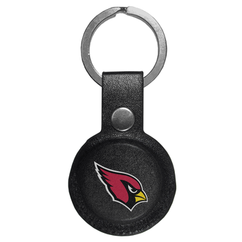 Arizona Cardinals AirTag Compatible Leather Key Chain
