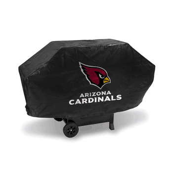 Arizona Cardinals Black Deluxe Vinyl Grill Cover - 68