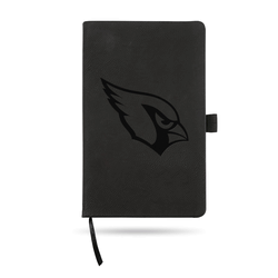 Arizona Cardinals Black - Primary Laser Engraved Small Notepad