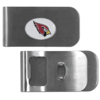 Arizona Cardinals Bottle Opener Money Clip