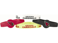 Arizona Cardinals Bracelets - 4 Pack Silicone