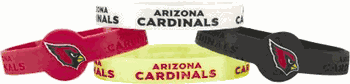 Arizona Cardinals Bracelets - 4 Pack Silicone