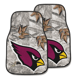 Arizona Cardinals Camo Front Carpet Car Mat Set - 2 Pieces
