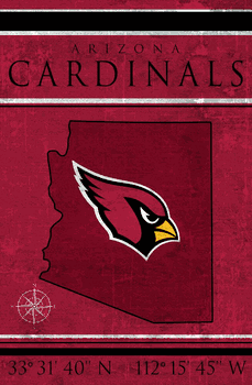 Arizona Cardinals Coordinates 17x26