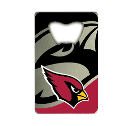 Arizona Cardinals Credit Card Style Bottle Opener - 2 x 3.25