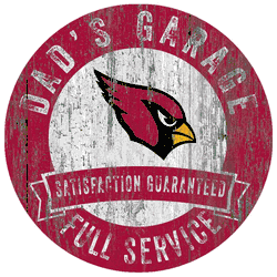 Arizona Cardinals Dad's Garage Sign