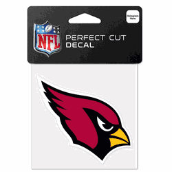 Arizona Cardinals Decal 4x4 Perfect Cut Color