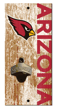 Arizona Cardinals Distressed Bottle Opener