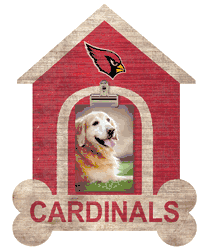 Arizona Cardinals Dog Bone House Clip Frame