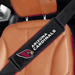 Arizona Cardinals Embroidered Seatbelt Pad - 2 Pieces