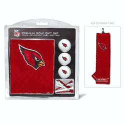 Arizona Cardinals Embroidered Towel Golf Gift Set