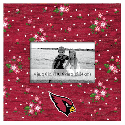Arizona Cardinals Floral 10x10 Frame