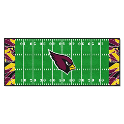 Arizona Cardinals Football Field Runner Mat - 30in. x 72in. XFIT Design