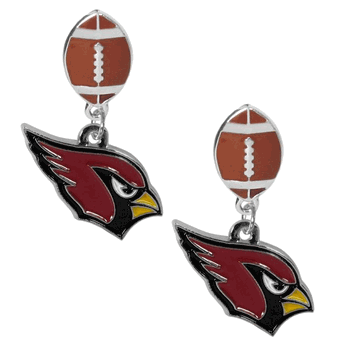 Arizona Cardinals Football Stud Earrings