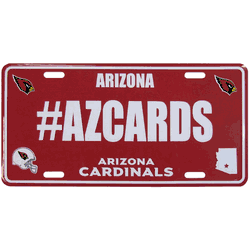 Arizona Cardinals Hashtag License Plate