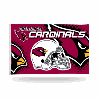 Arizona Cardinals Helmet Banner Flag (3X5)