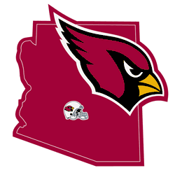 Arizona Cardinals Home State Decal