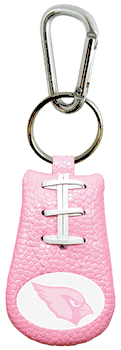 Arizona Cardinals Keychain Pink Football