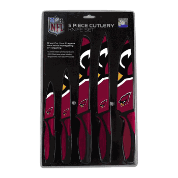 Arizona Cardinals Knife Set Kitchen 5 Pack
