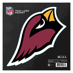 Arizona Cardinals Large Team Logo Magnet 10" (8.7329"x8.3078")