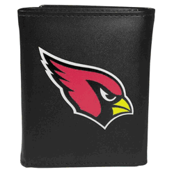Arizona Cardinals Leather Tri-fold Wallet, Large Logo