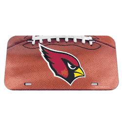 Arizona Cardinals License Plate - Crystal Mirror - Football