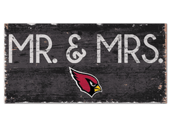 Arizona Cardinals Mr & Mrs Sign
