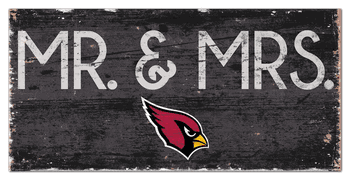 Arizona Cardinals Mr & Mrs Sign