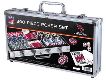 Arizona Cardinals NFL 300pc Poker Set