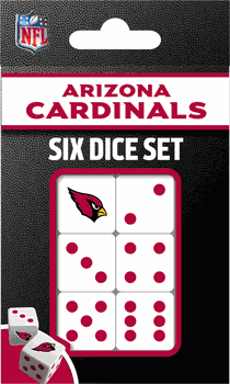 Arizona Cardinals NFL Dice Set