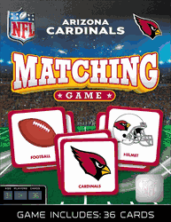 Arizona Cardinals NFL Matching Game