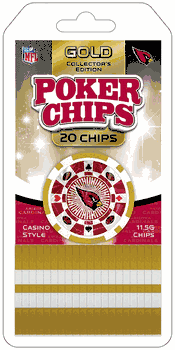 Arizona Cardinals NFL Poker Chips 20pc